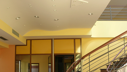 Soffitto ondulato in cartongesso